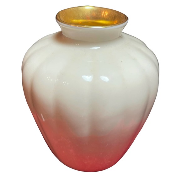 Lenox Vase Off White with 24K Gold‎ Trim Made in USA - Picture 5 of 6